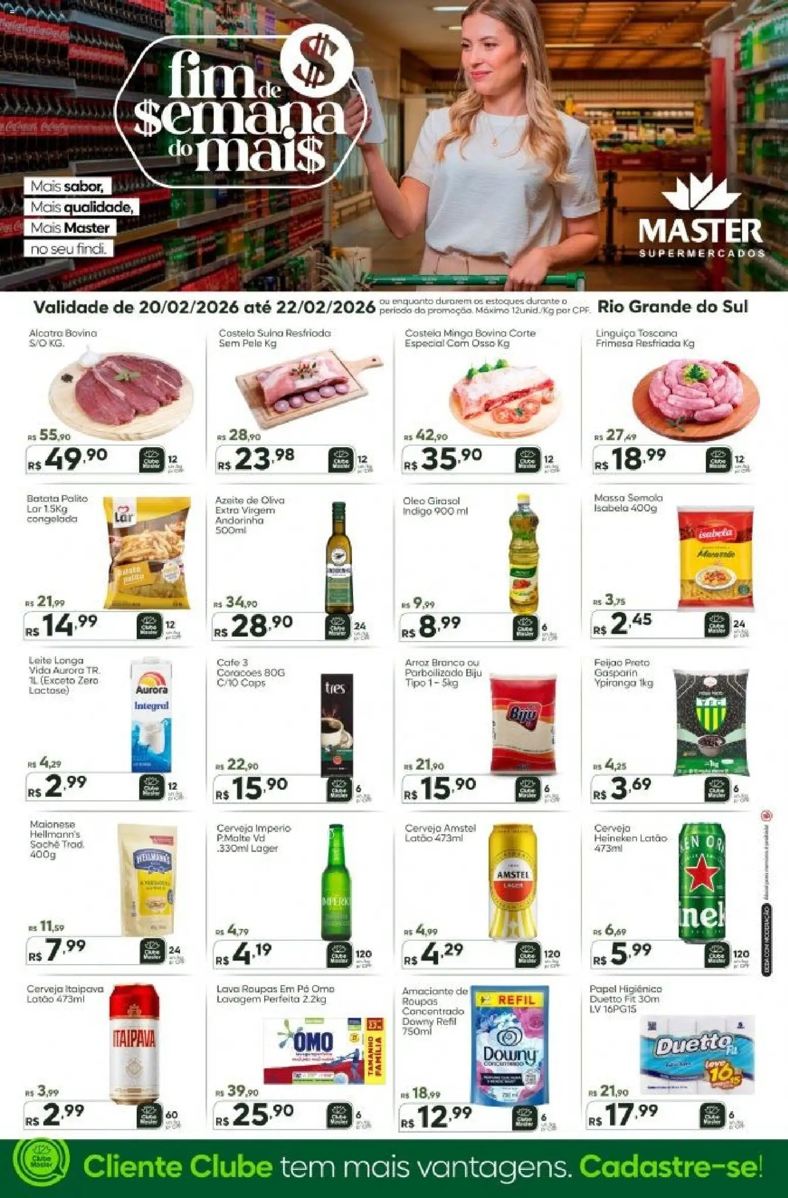 Pré-Visualização do folheto "Ofertas da semana" da loja Master válido a partir de 20/02/2026