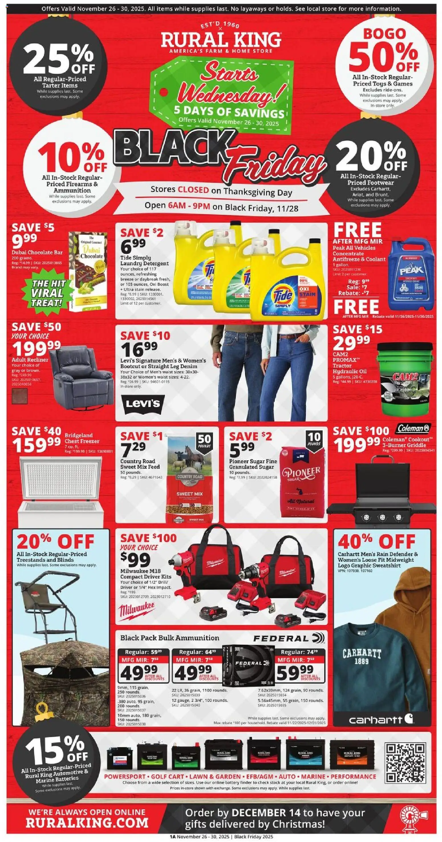 Ad Preview of Rural King Black Friday from 11/26/2025