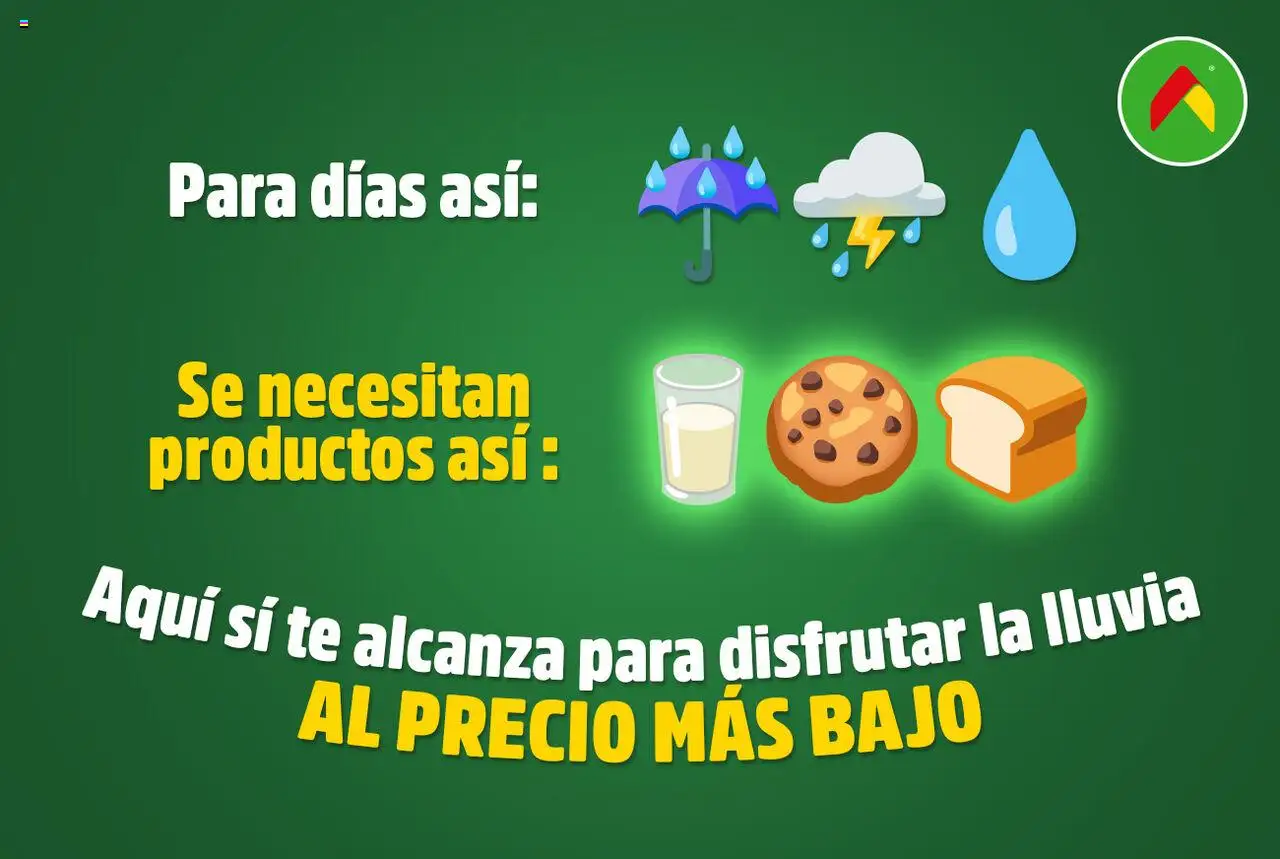 Folleto Sí Te Alcanza para disfrutar la lluvia Bodega Aurrerá y sus promociones válidas desde el 03/07/2025 - Número de página 1