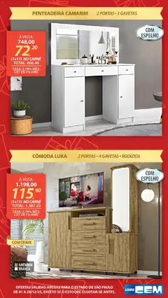 Pré-Visualização do folheto "Ofertas atuais" da loja Lojas Cem válido a partir de 01/12/2025 | Página: 106