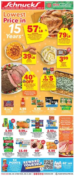 Ad Preview of Schnucks Weekly Print Ad - IL from 11/19/2025