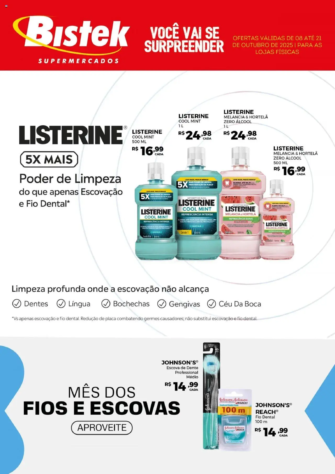 Bistek Supermercados folheto "Ofertas JNTL" válido a partir de 08/10/2025 - número de página 1