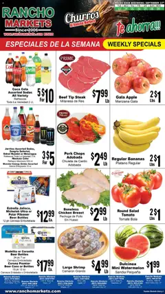 Ad Preview of Rancho Markets Weekly Ad from 09/23/2025