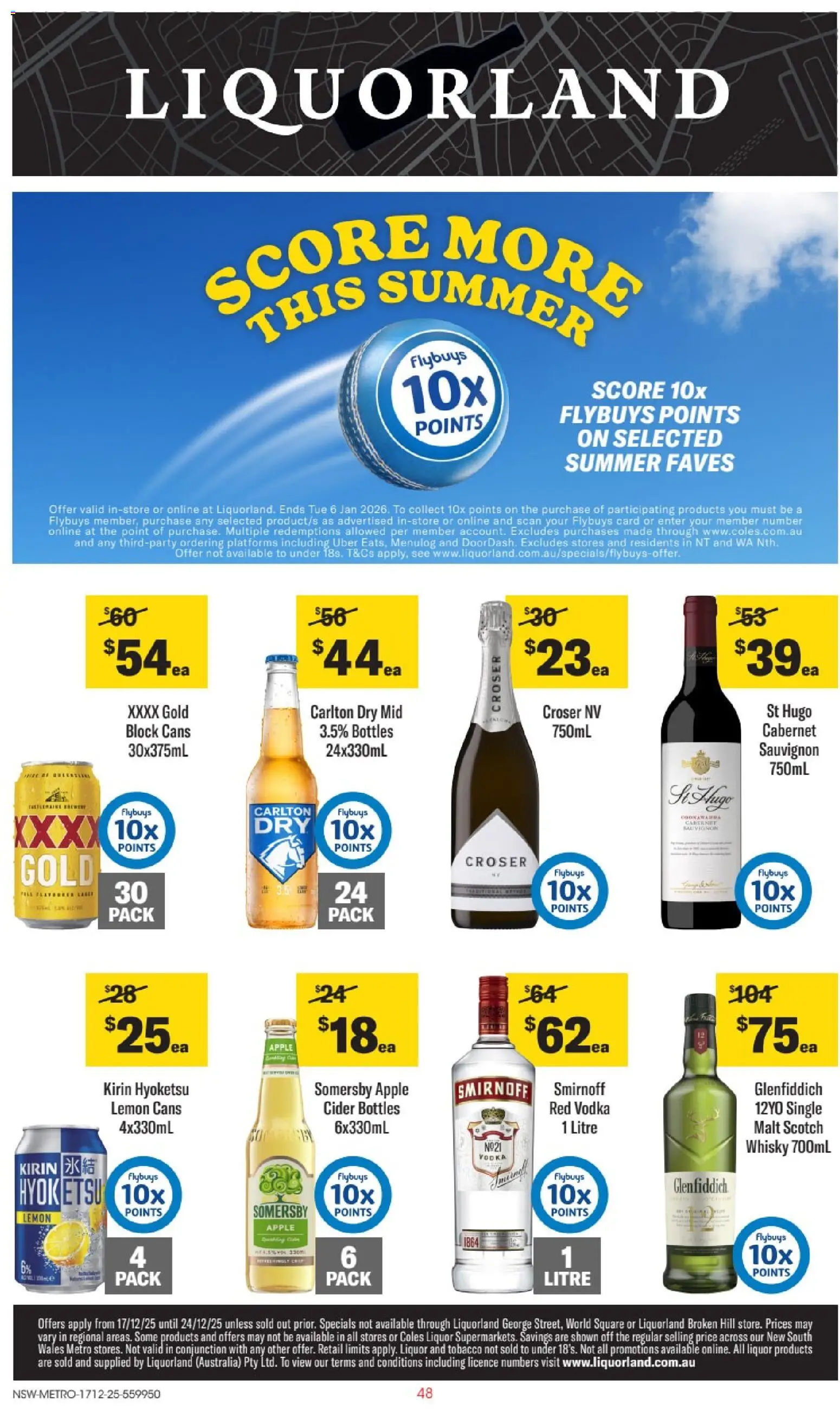 Preview of catalogue Catalogue NSW from shop Liquorland valid 17/12/2025