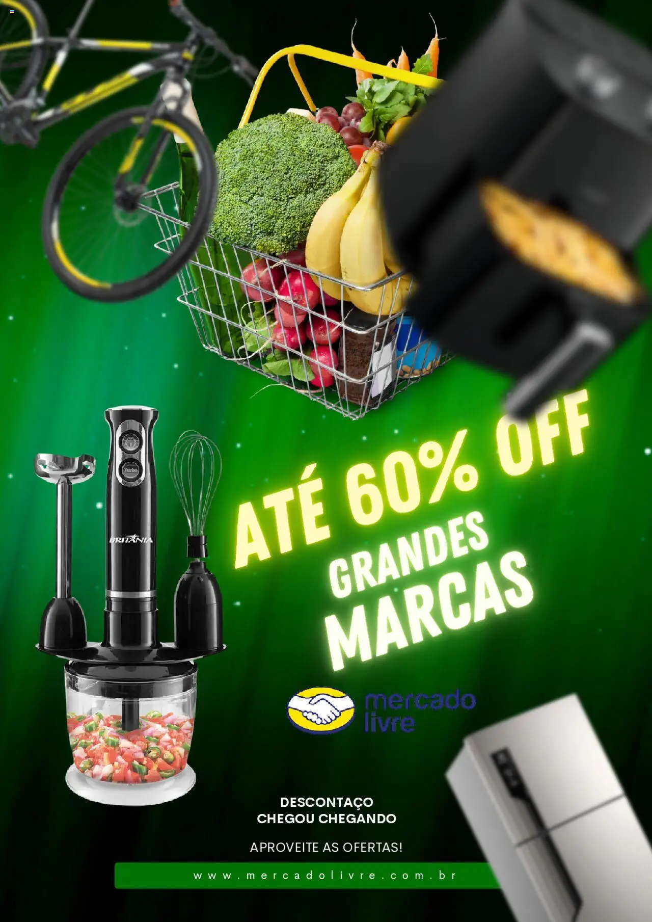 Mercado Livre folheto "Ofertas atuais" válido a partir de 03/10/2025 - número de página 1
