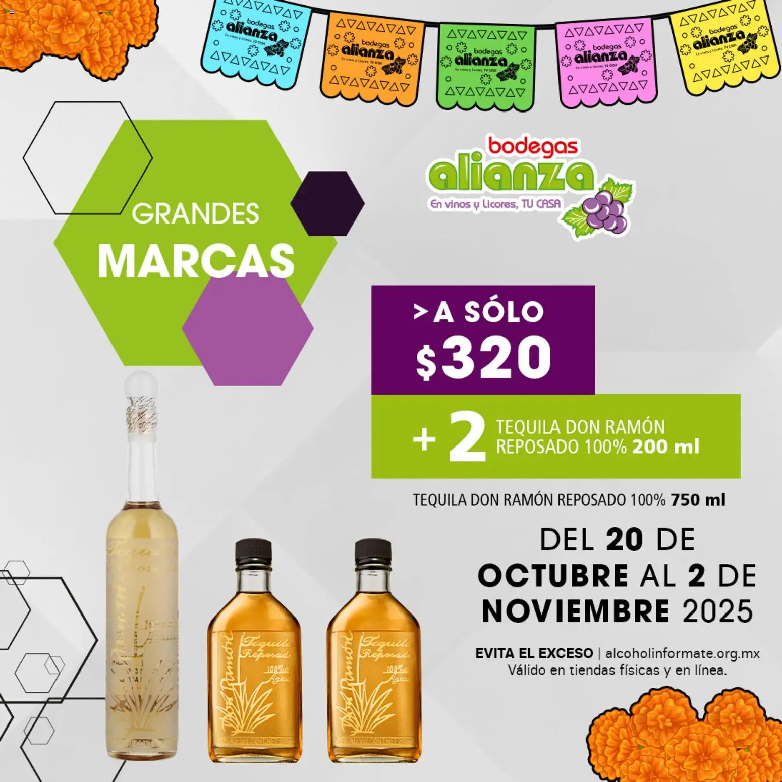 Vista previa las ofertas de la tienda Bodegas Alianza - Catálogo Grandes Marcas desde el 20/10/2025 