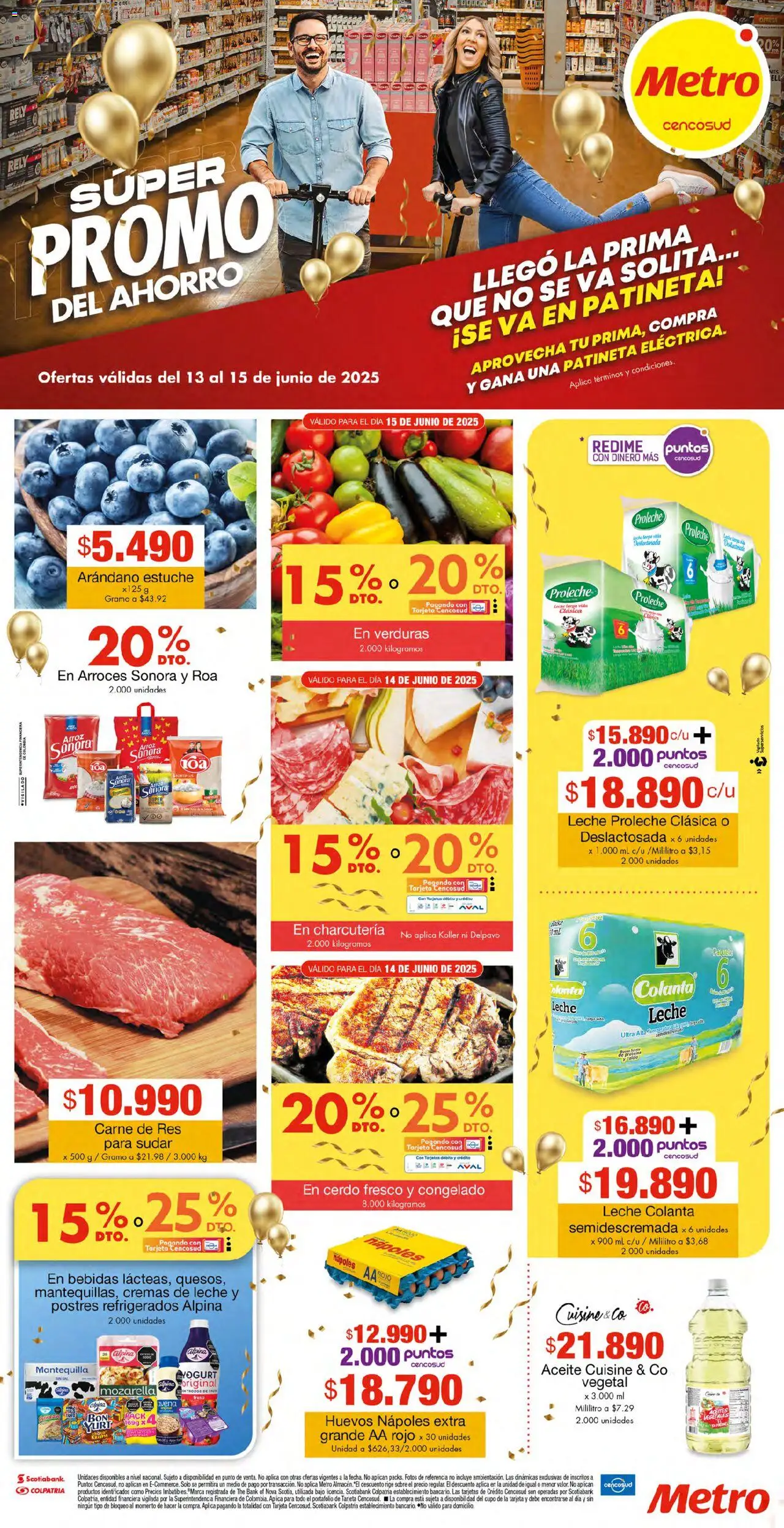 Metro Catálogo: 13/06/2025 - 15/06/2025 > Últimas Ofertas pagina numero 1 - Cerdo, Estuche, Avena, Verduras, Sobre, Mantequilla, Leche, Huevos