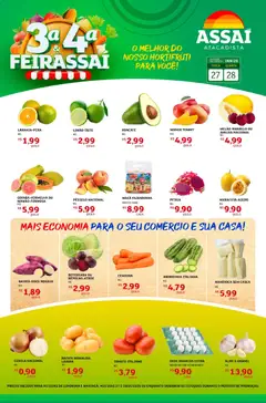 Pré-Visualização do folheto "Encarte - PR" da loja Assaí Atacadista válido a partir de 27/01/2026