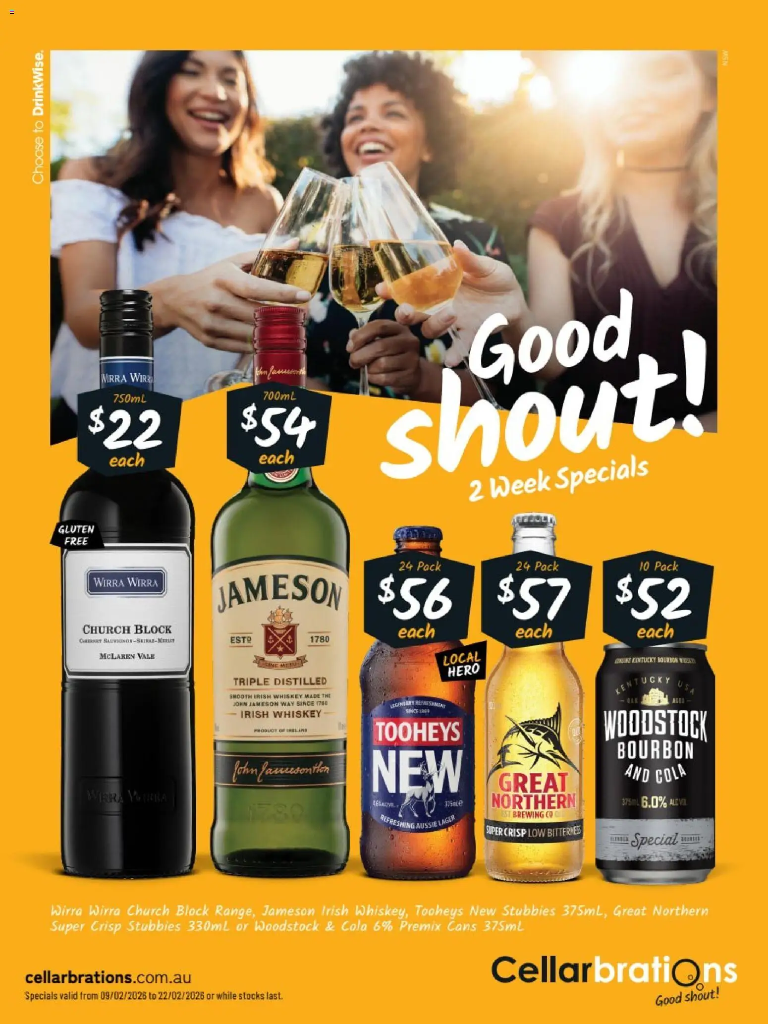 Preview of catalogue Catalogue from shop Cellarbrations valid 09/02/2026