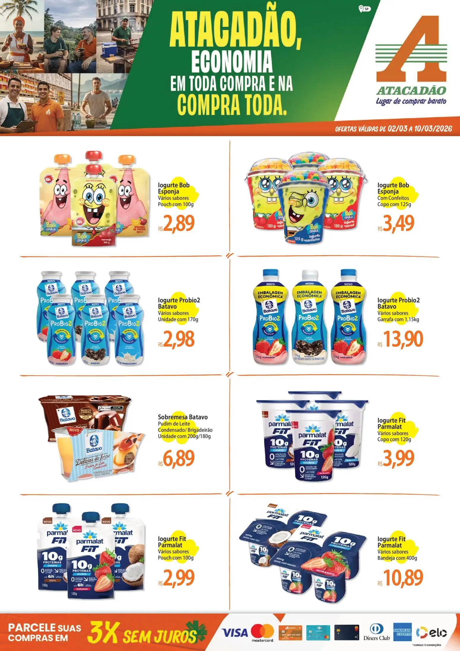 Pré-Visualização do folheto "Atacadão ofertas - SP" da loja Atacadão válido a partir de 02/03/2026