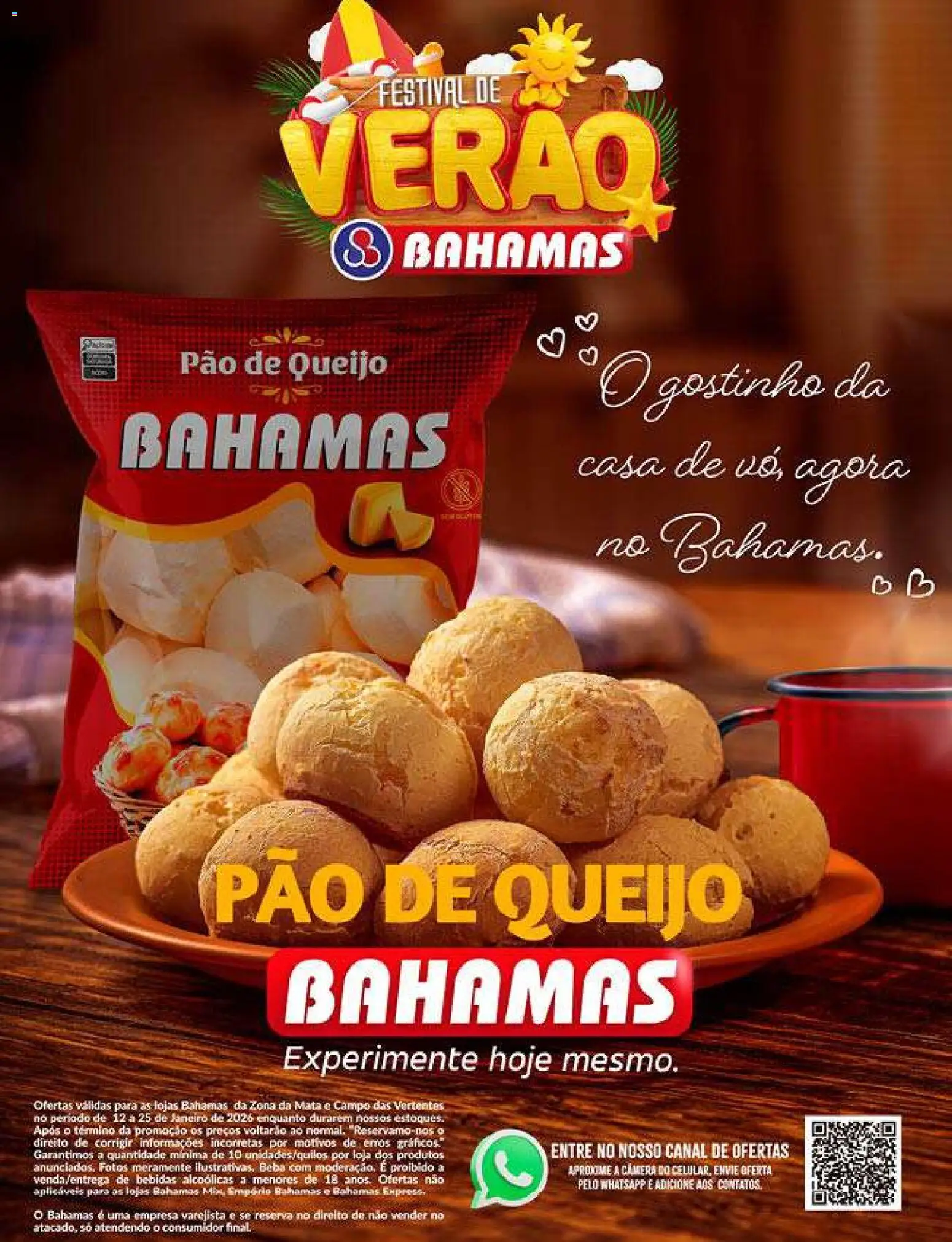 Pré-Visualização do folheto "Ofertas da Quinzena" da loja Bahamas Supermercados válido a partir de 12/01/2026