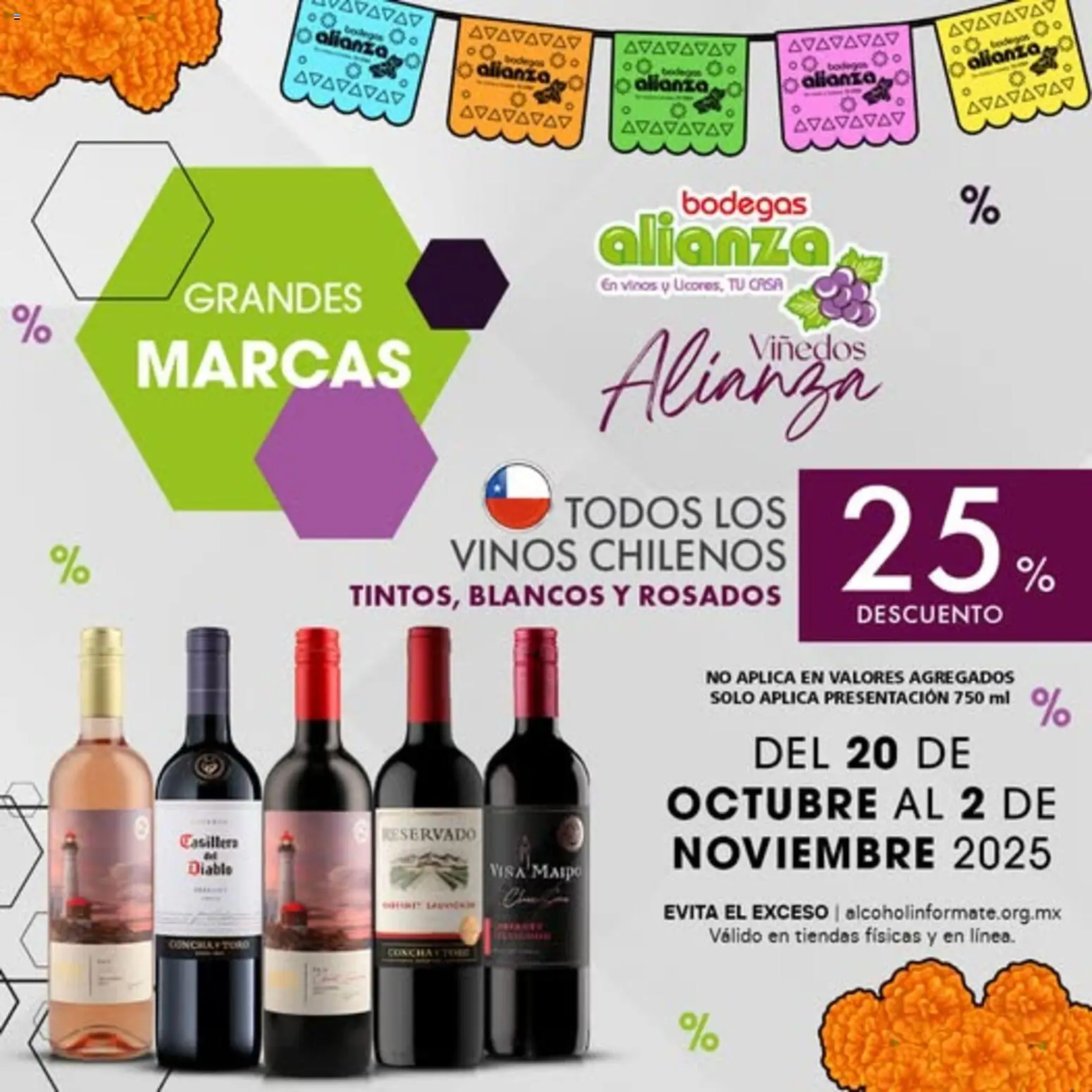 Vista previa las ofertas de la tienda Bodegas Alianza - Catálogo La pureza andina en una copa desde el 20/10/2025 