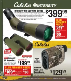 Ad Preview of Cabela's Big Game Hunting 25 from 06/12/2025 | Page: 42