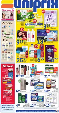 Un aperçu du dépliant Weekly flyer / circulaire du magasin Uniprix est valide à partir 9 oct. 2025