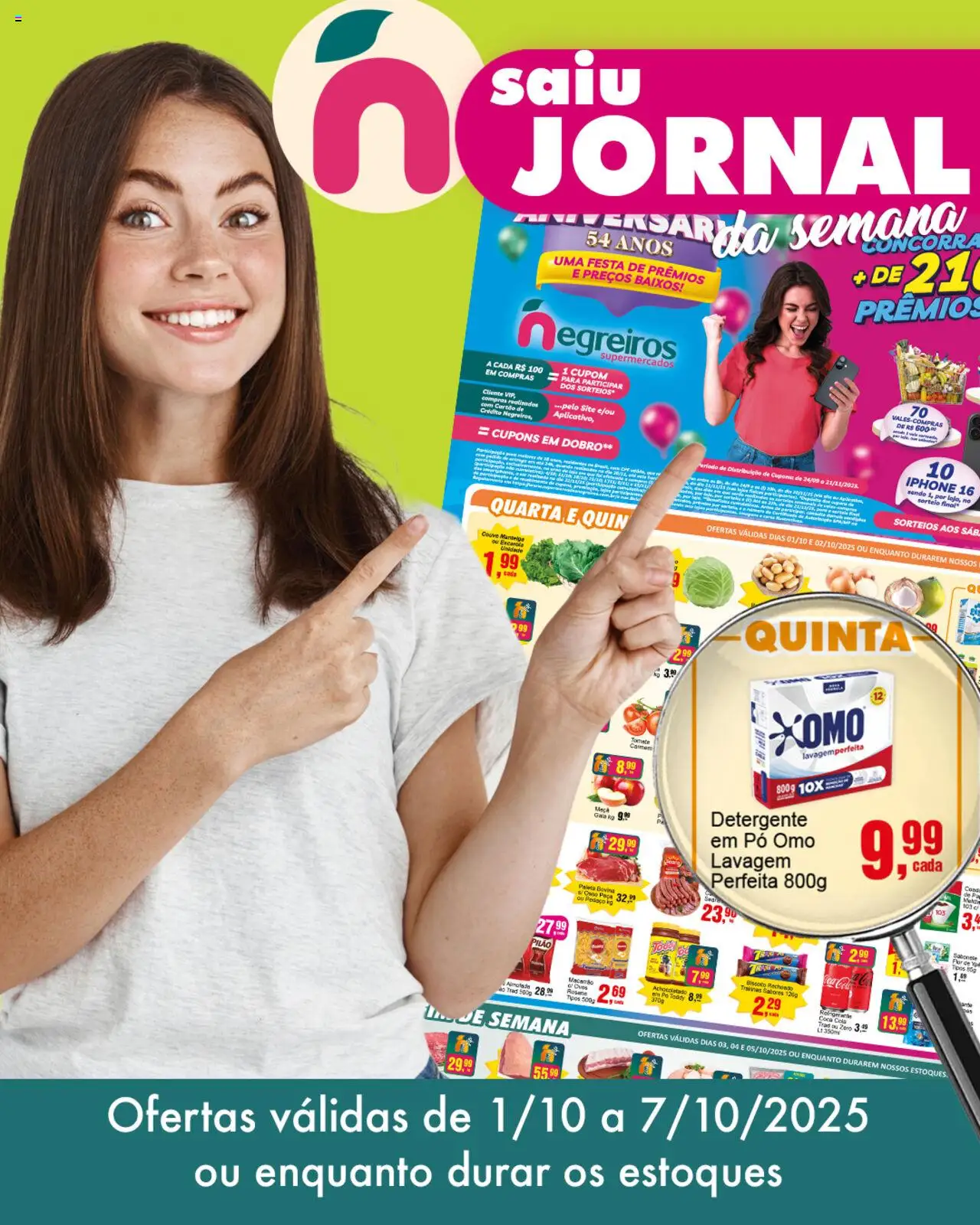 Negreiros folheto "Ofertas da semana" válido a partir de 01/10/2025 - número de página 1