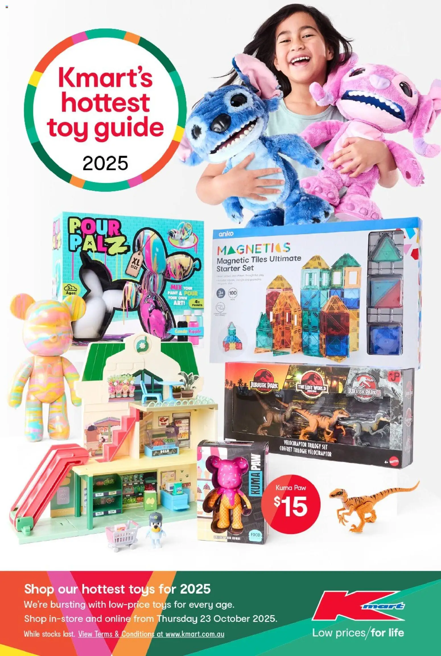 Kmart catalogue valid from 23/10/2025 - page 1 - Food, Toys, Tiles