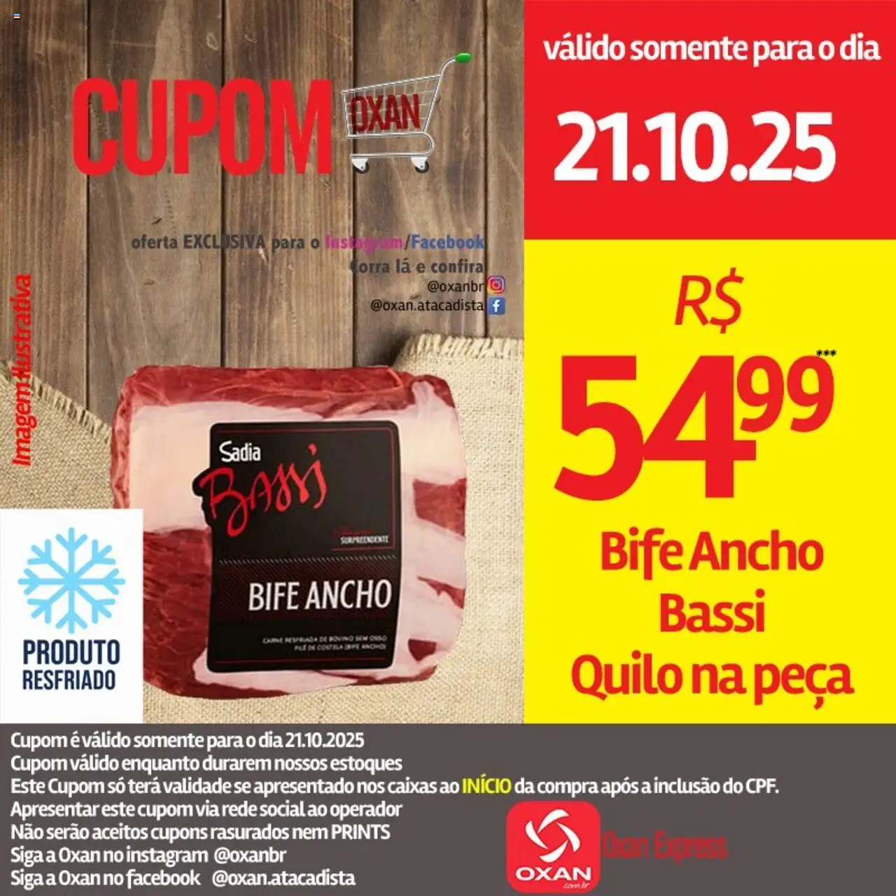 Oxan Atacadista folheto "Ofertas da semana" válido a partir de 21/10/2025 - número de página 1