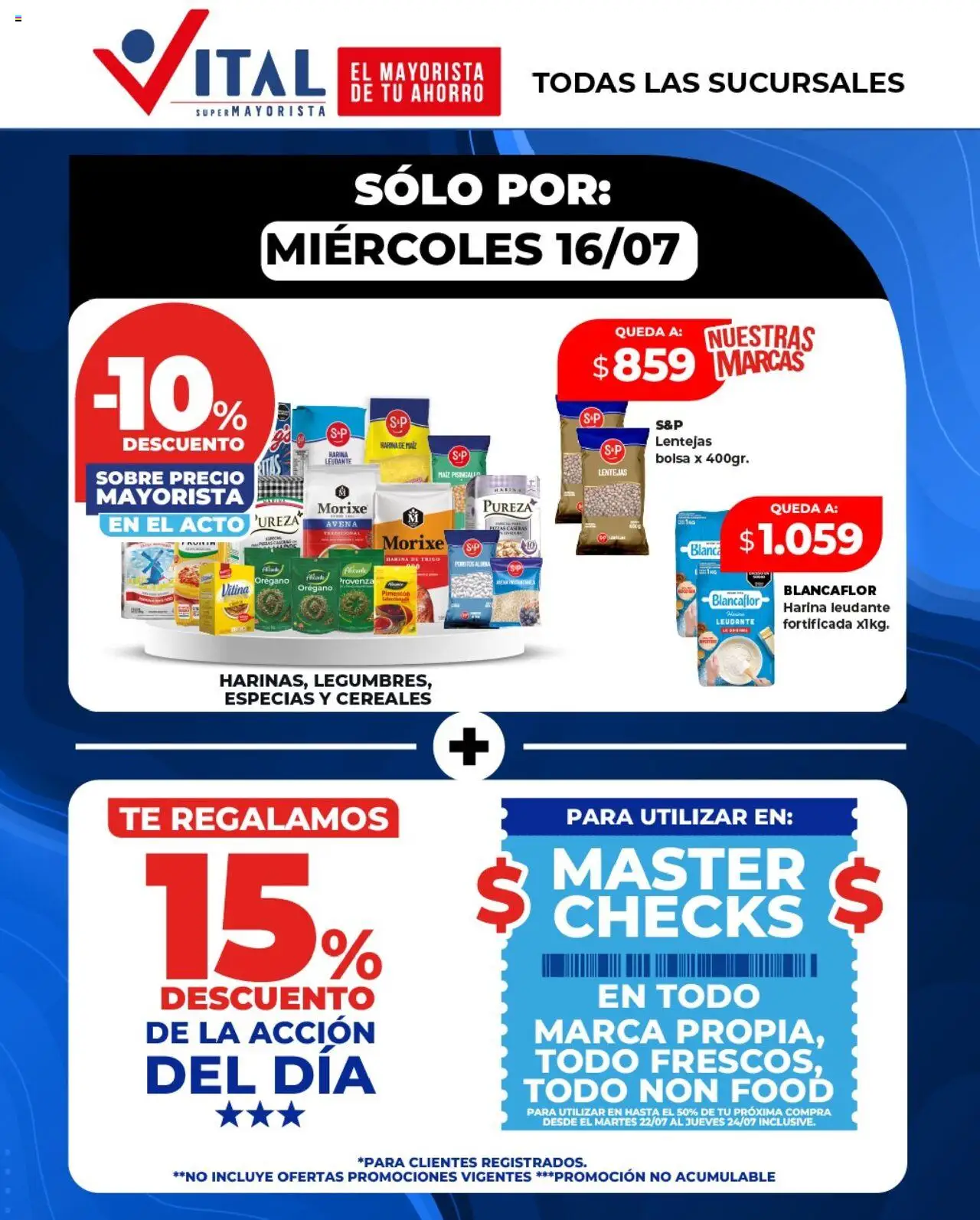 Vital Sólo por miércoles del 16/07/2025 >> Catálogo