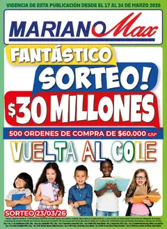 Vista previa del folleto de la tienda Mariano Max válido desde el 17/03/2026 