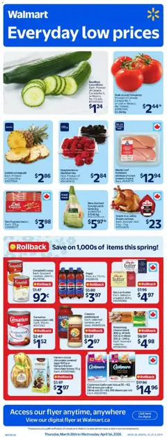 Preview of leaflet Walmart weekly flyer from shop Walmart is valid from Mar 26, 2026