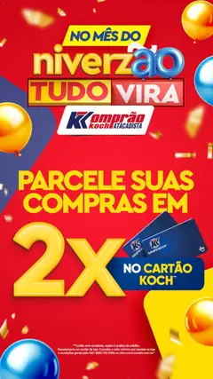 Pré-Visualização do folheto "Ofertas da semana" da loja Komprao Atacadista válido a partir de 27/10/2025