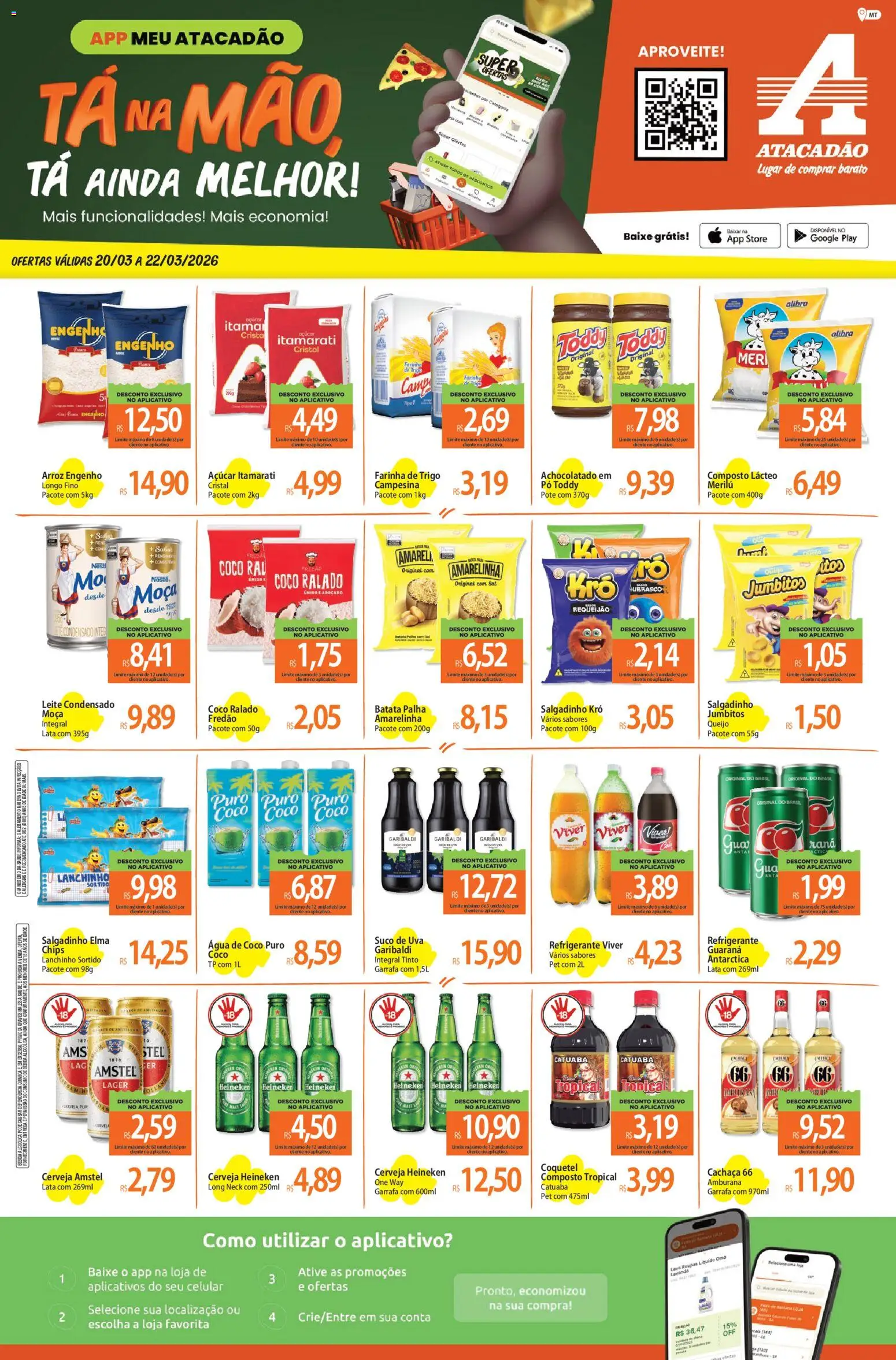 Pré-Visualização do folheto "Atacadão ofertas - MT" da loja Atacadão válido a partir de 20/03/2026