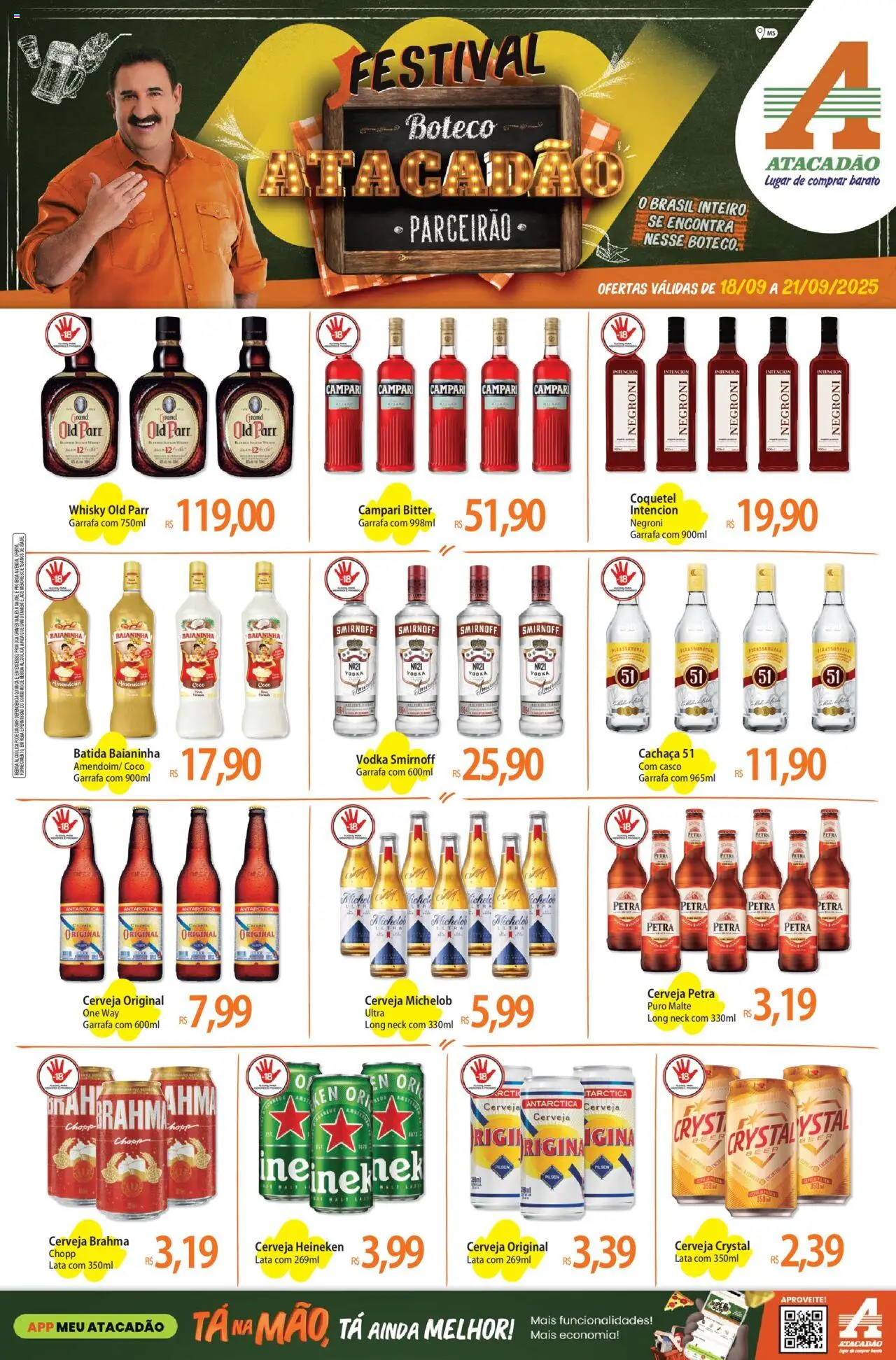 Atacadão folheto "Ofertas - MS" válido a partir de 18/09/2025 - número de página 1