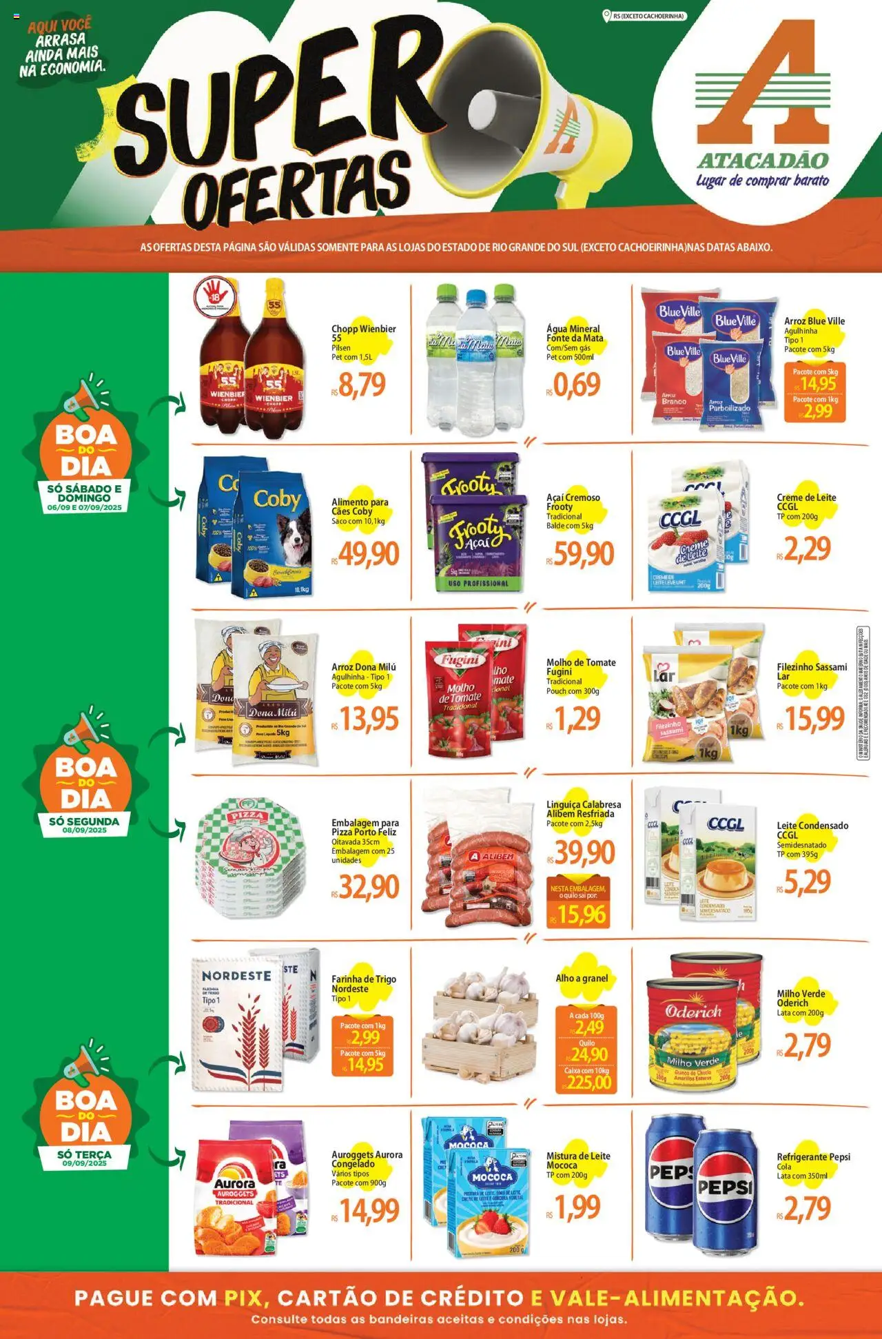 Atacadão folheto "Ofertas - RS" válido a partir de 06/09/2025 - número de página 1