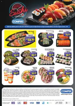 Pré-Visualização do folheto "Ofertas Sushi" da loja Comper válido a partir de 08/08/2025