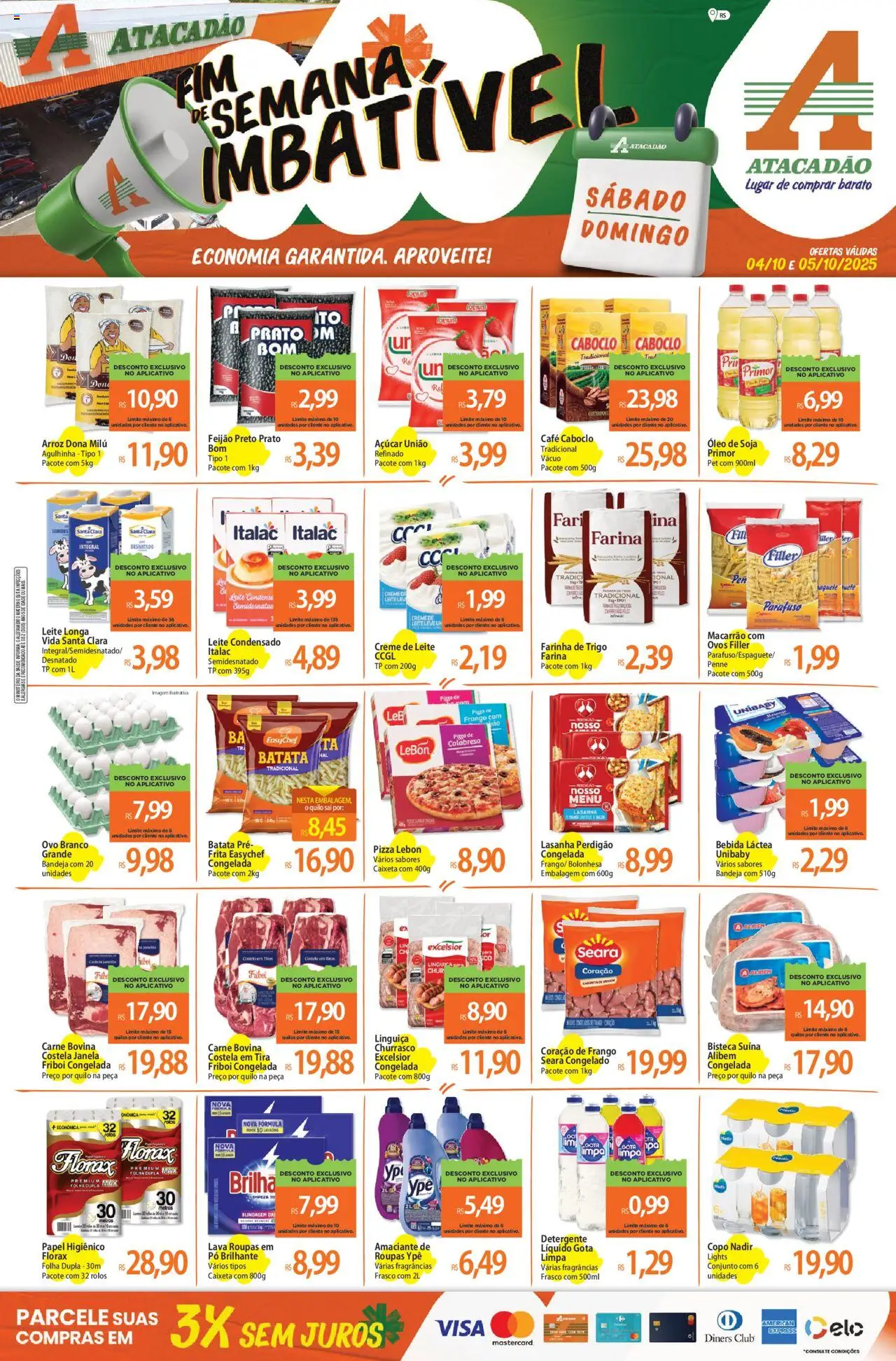 Atacadão folheto "Ofertas - RS" válido a partir de 04/10/2025 - número de página 1