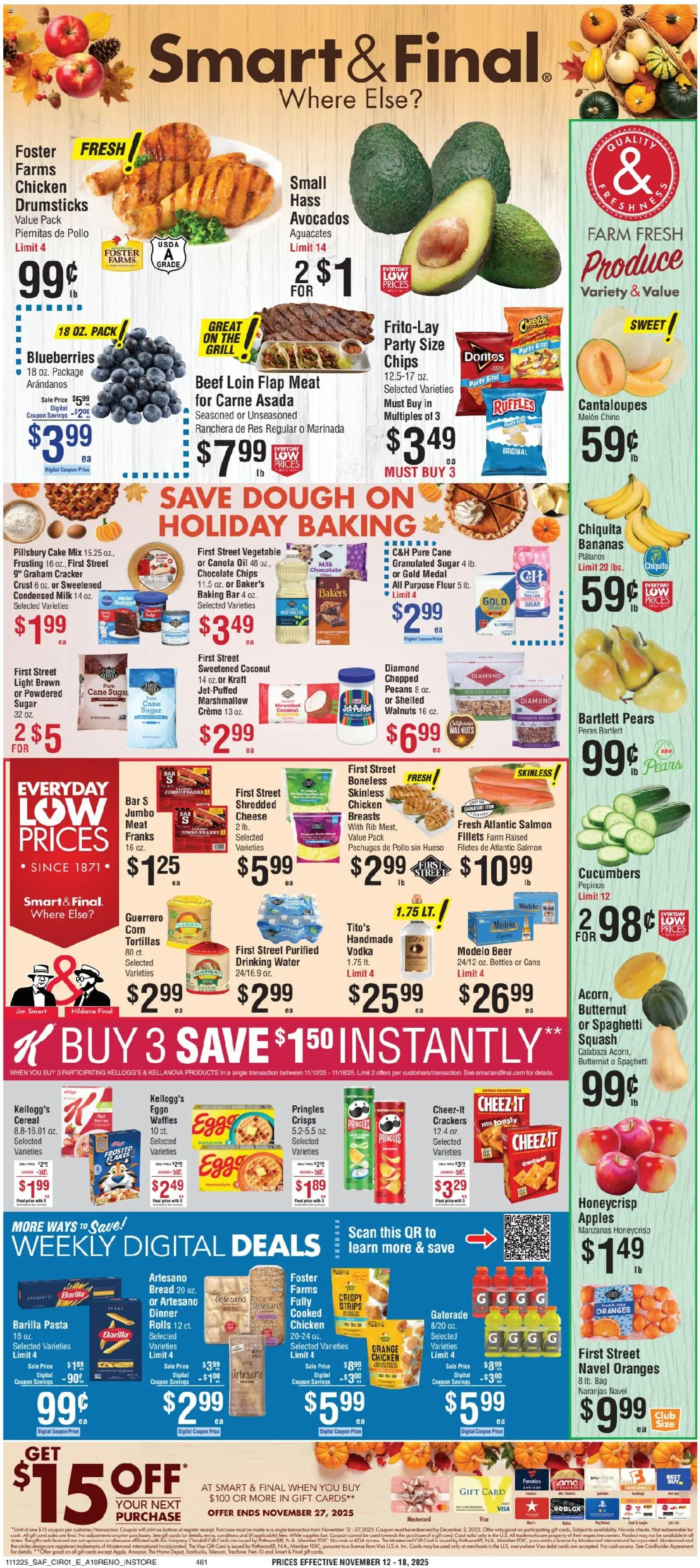 Ad Preview of Smart & Final Weekly Ad from 11/12/2025