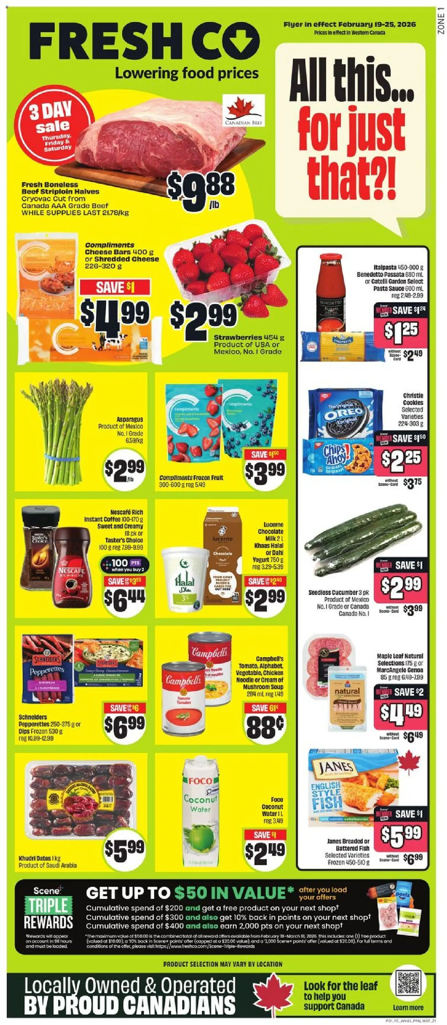 Preview of leaflet Weekly Flyer - ON from shop FreshCo is valid from Feb 19, 2026