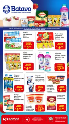Pré-Visualização do folheto "Semar Supermercado ofertas Batavo" da loja Semar Supermercado válido a partir de 22/04/2026