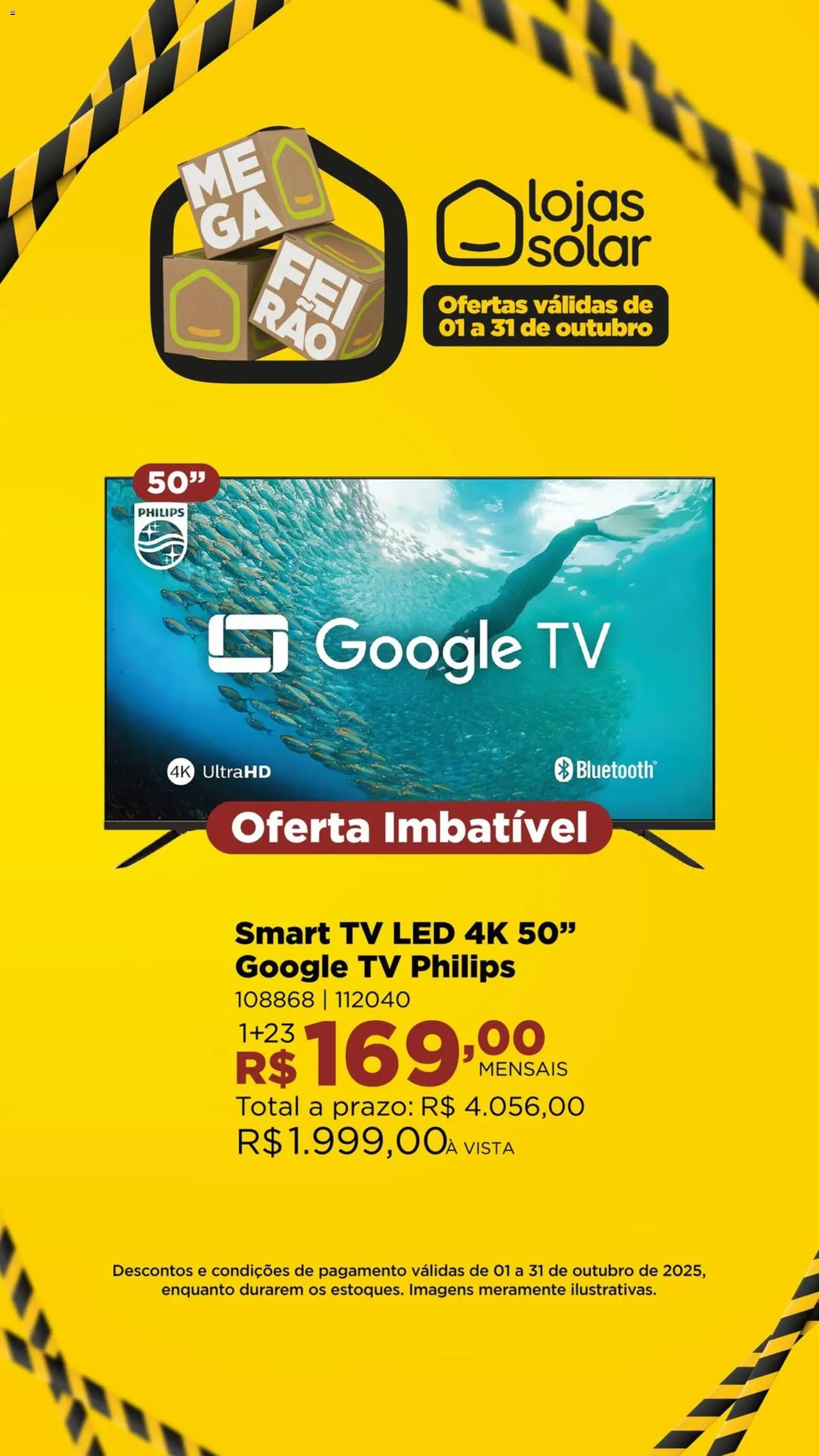 Lojas Solar folheto "Ofertas atuais" válido a partir de 01/10/2025 - número de página 1