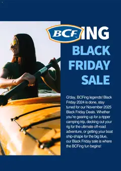 Preview of catalogue Black Friday Notice from shop BCF valid 21/10/2025