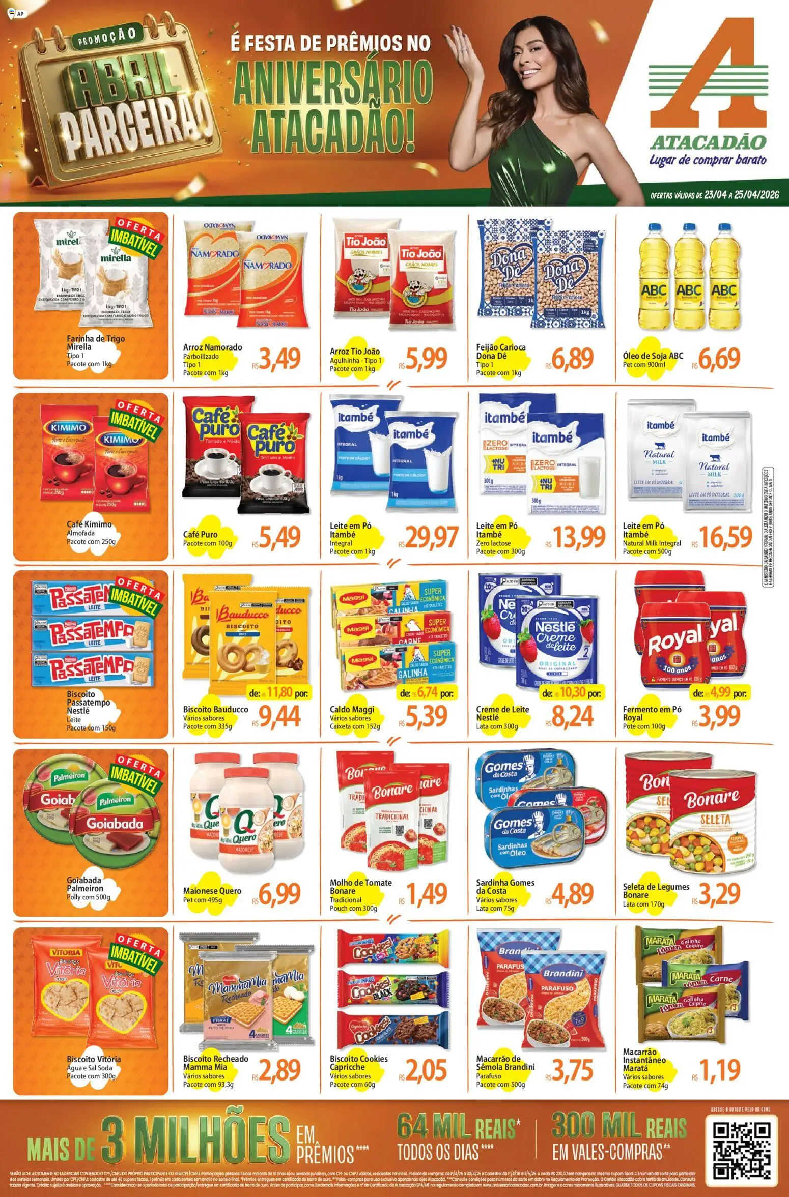 Pré-Visualização do folheto "Atacadão ofertas - AP" da loja Atacadão válido a partir de 23/04/2026