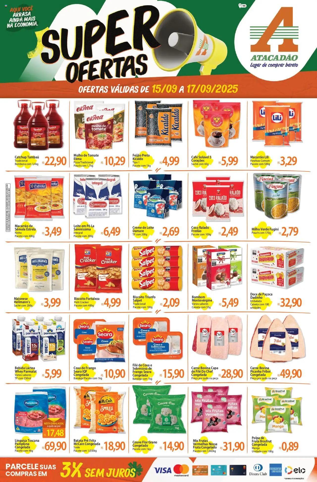 Atacadão folheto "Ofertas - MA" válido a partir de 15/09/2025 - número de página 1