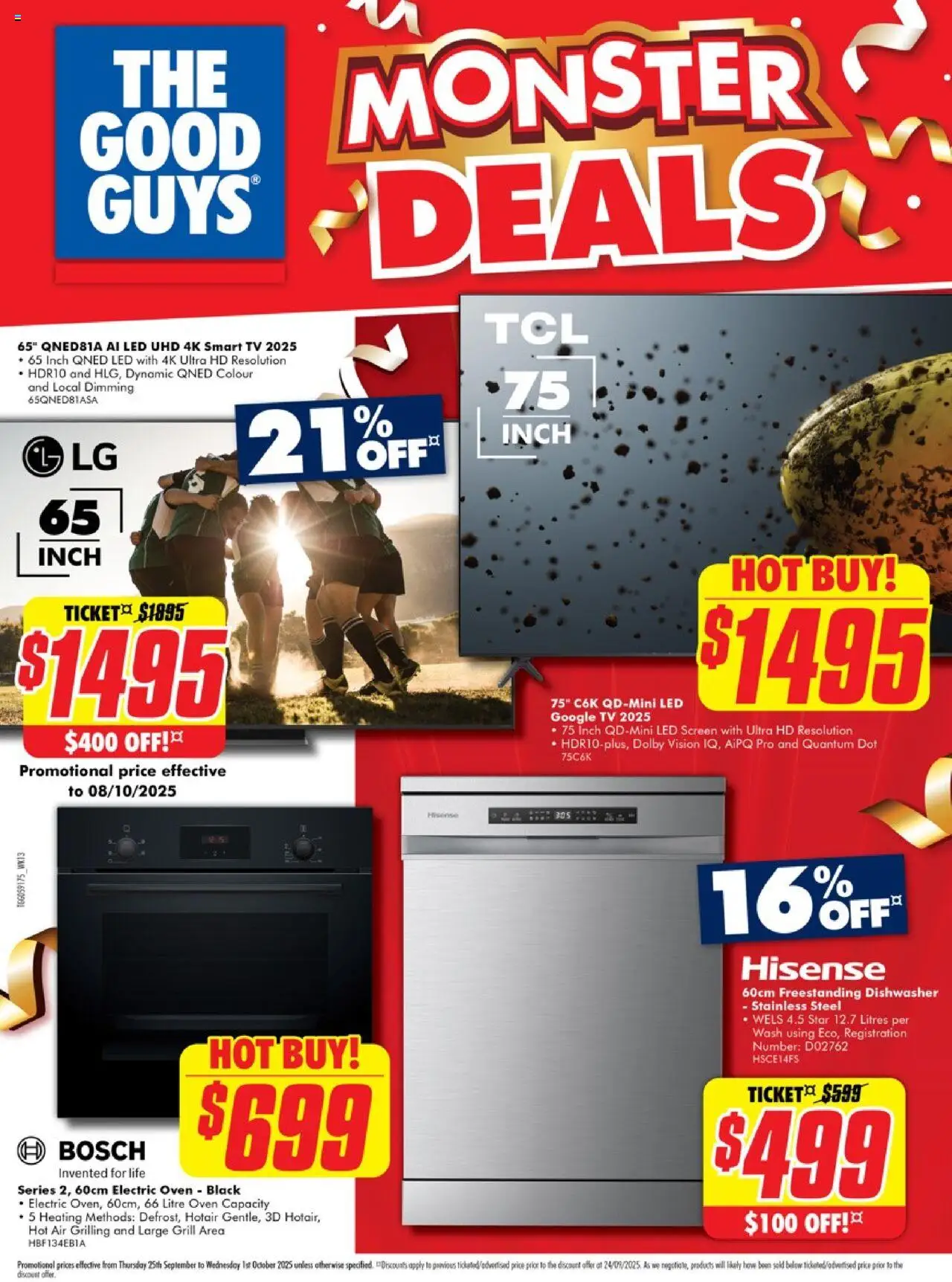 The Good Guys catalogue valid from 24/09/2025 - page 1