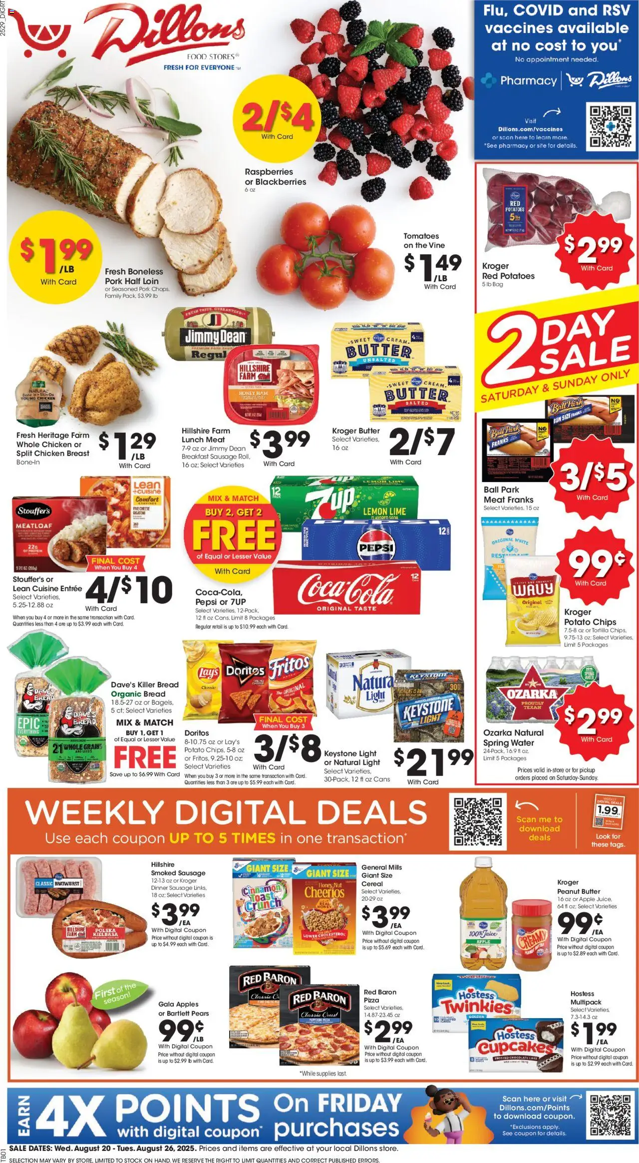 Dillons Weekly Ad from 08/20/2025 - Flyer - Page number 1