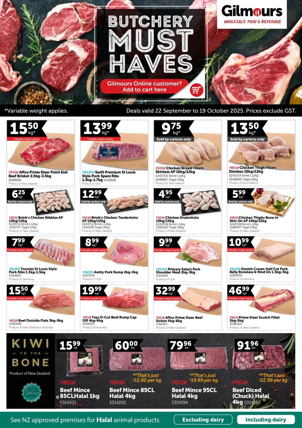 Catalogue Gilmours catalogue valid from 22 Sept 2025 - page 1