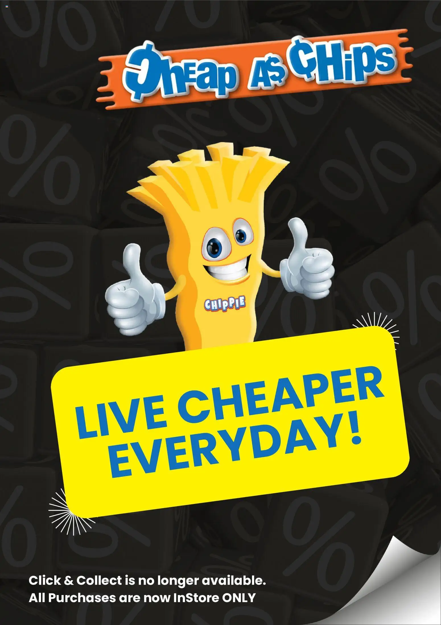 Preview of catalogue Cheap as Chips catalogue from shop Cheap as Chips valid 09/04/2026 - Chips