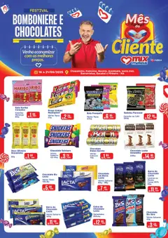 Pré-Visualização do folheto "Ofertas Bomboniere e Chocolates" da loja Mateus válido a partir de 16/09/2025