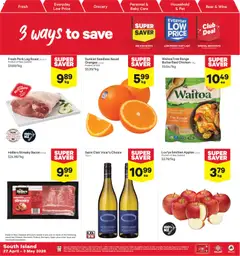 Preview of catalogue New World South Island catalogue from shop New World valid 27 Apr 2026