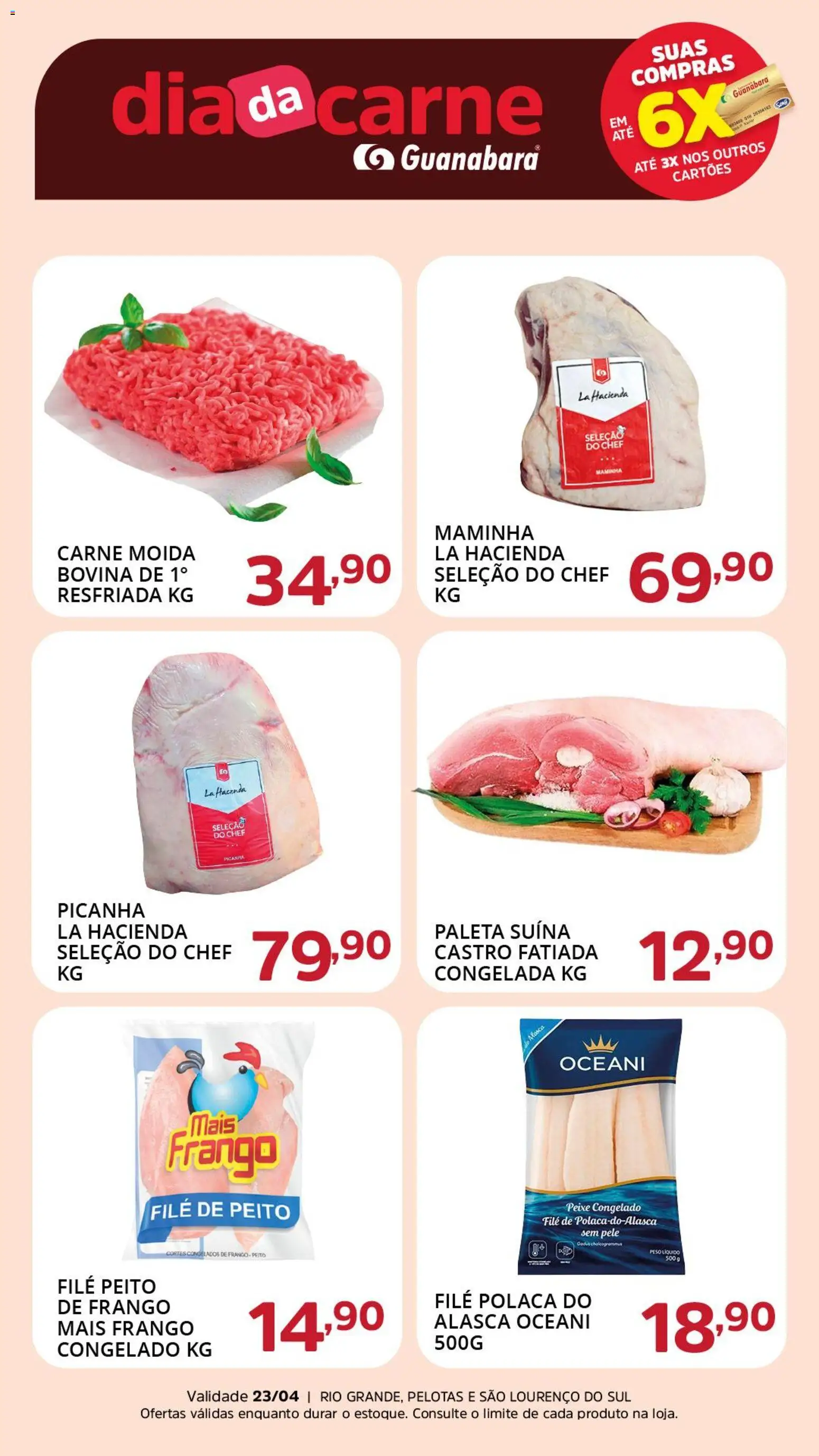Pré-Visualização do folheto "Supermercado Guanabara - Ofertas da semana" da loja Supermercado Guanabara válido a partir de 23/04/2026