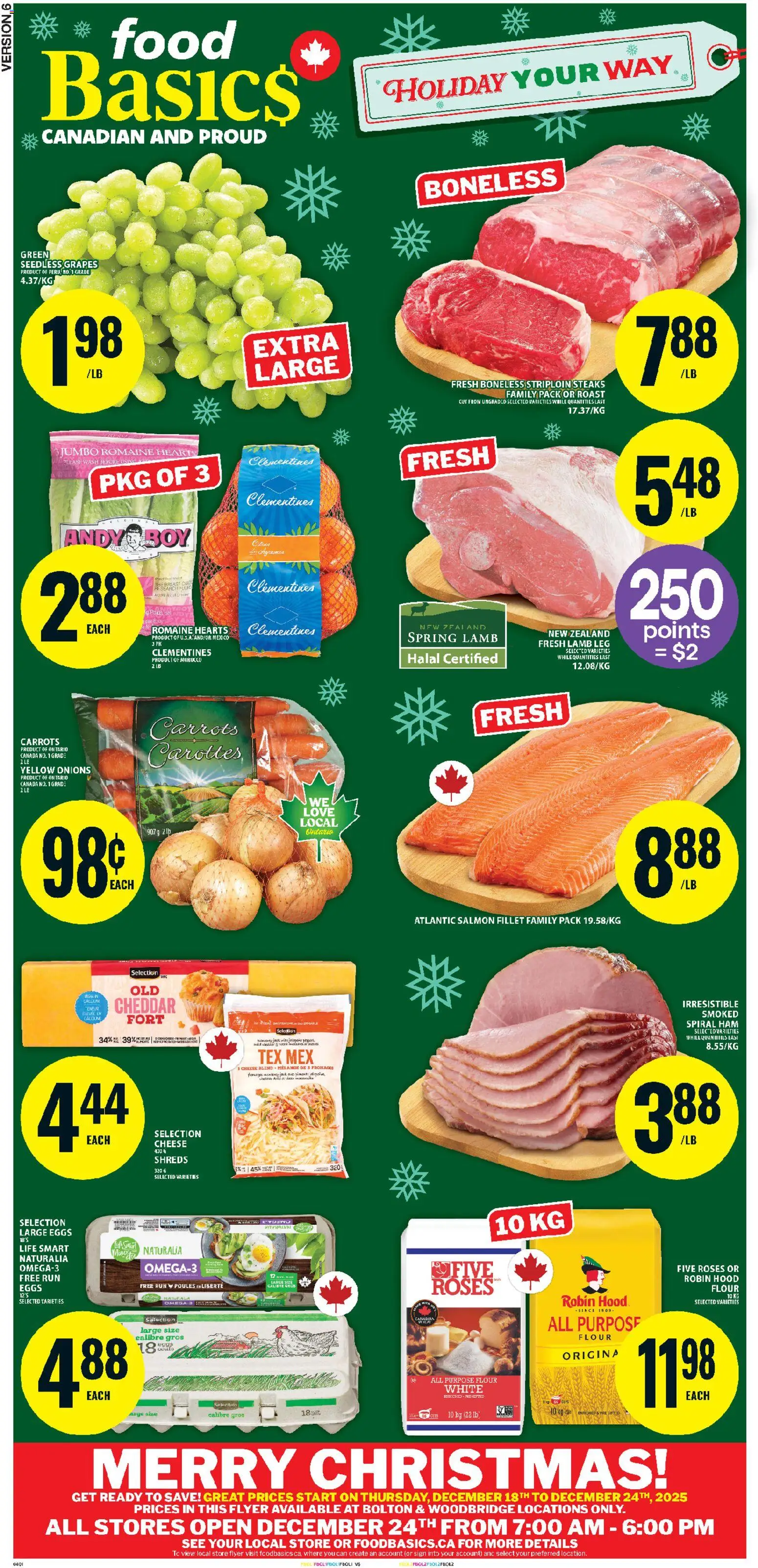 Preview of leaflet Woodbridge from shop Food Basics is valid from Dec 18, 2025