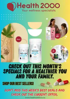 Preview of catalogue Catalogue from shop Health 2000 valid 18 Jul 2025