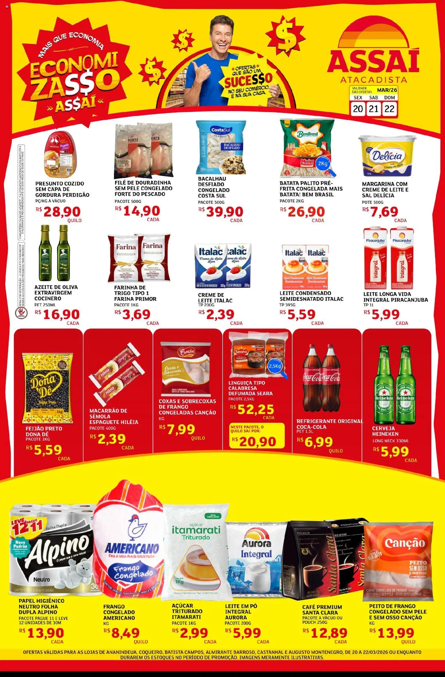 Pré-Visualização do folheto "Assaí Atacadista ofertas - PA" da loja Assaí Atacadista válido a partir de 20/03/2026