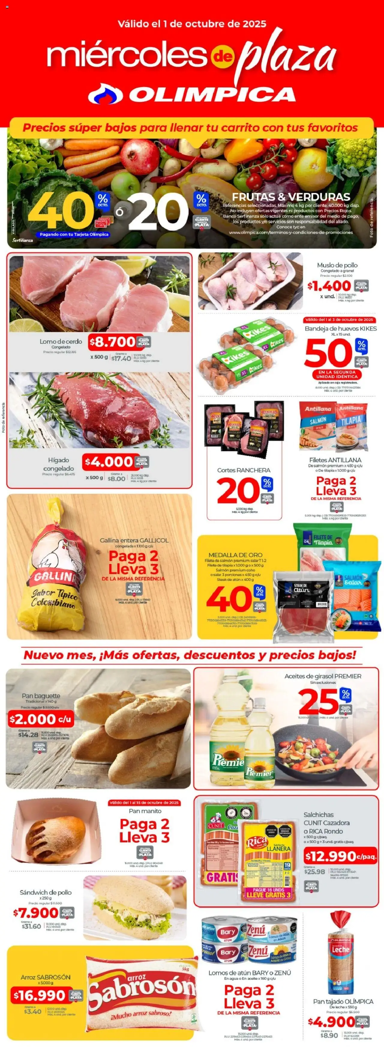 Olímpica Catálogo: 01/10/2025 - 15/10/2025 > Últimas Ofertas pagina numero 1