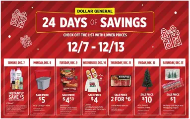 Ad Preview of Dollar General Weekly Ad from 12/07/2025 | Page: 4