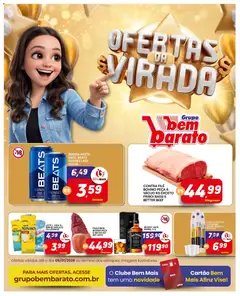 Pré-Visualização do folheto "Ofertas da semana" da loja Supermercado Bem Barato válido a partir de 30/12/2025